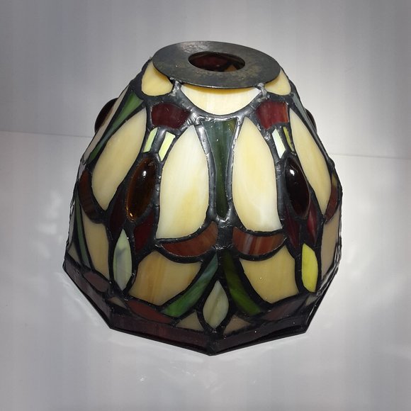 Tiffany Style Glass Lamp Shade - Picture 1 of 10